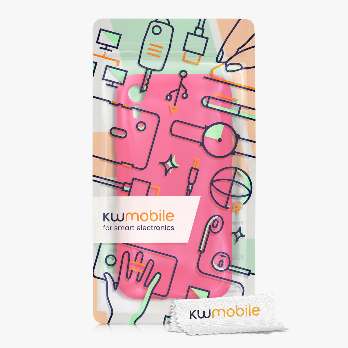 kwmobile Hülle kompatibel mit Apple iPhone XR - Schutzhülle für kabelloses Laden