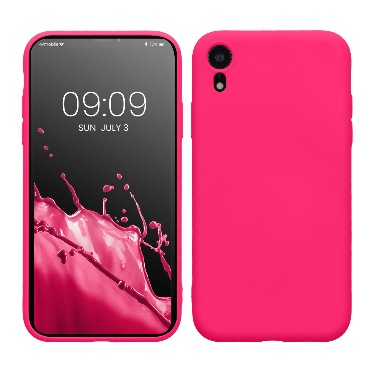 kwmobile Hülle kompatibel mit Apple iPhone XR - Schutzhülle für kabelloses Laden