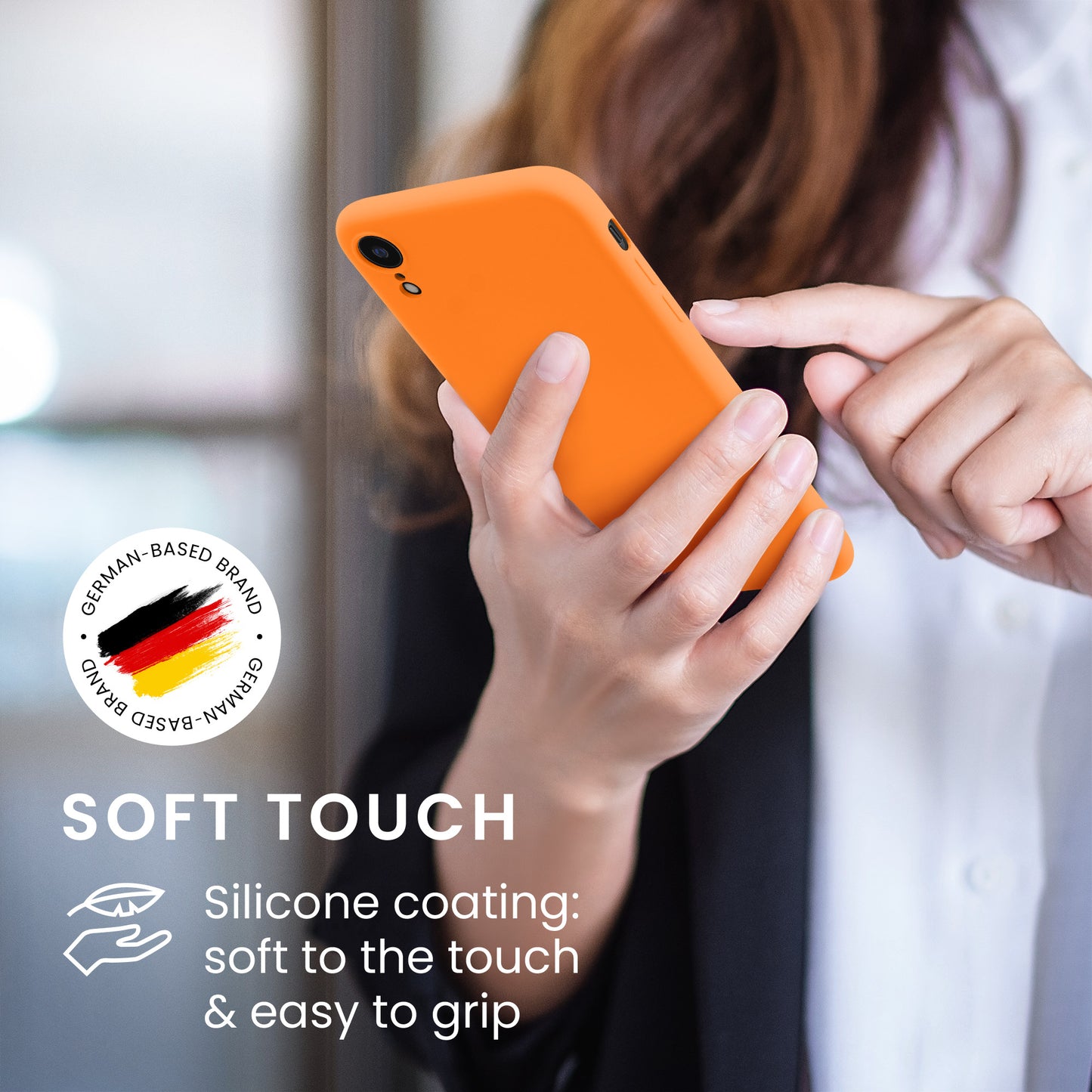 kwmobile Hülle kompatibel mit Apple iPhone XR - Schutzhülle für kabelloses Laden