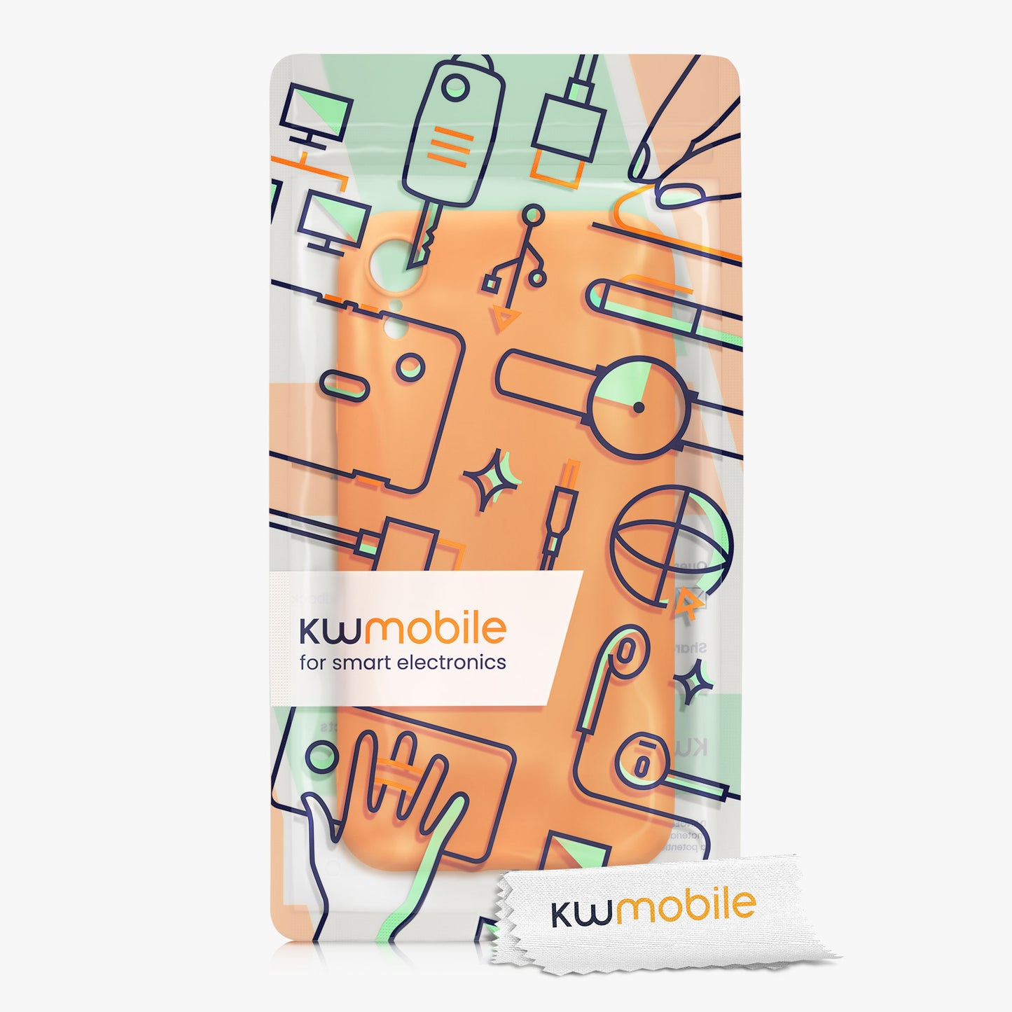 kwmobile Hülle kompatibel mit Apple iPhone XR - Schutzhülle für kabelloses Laden