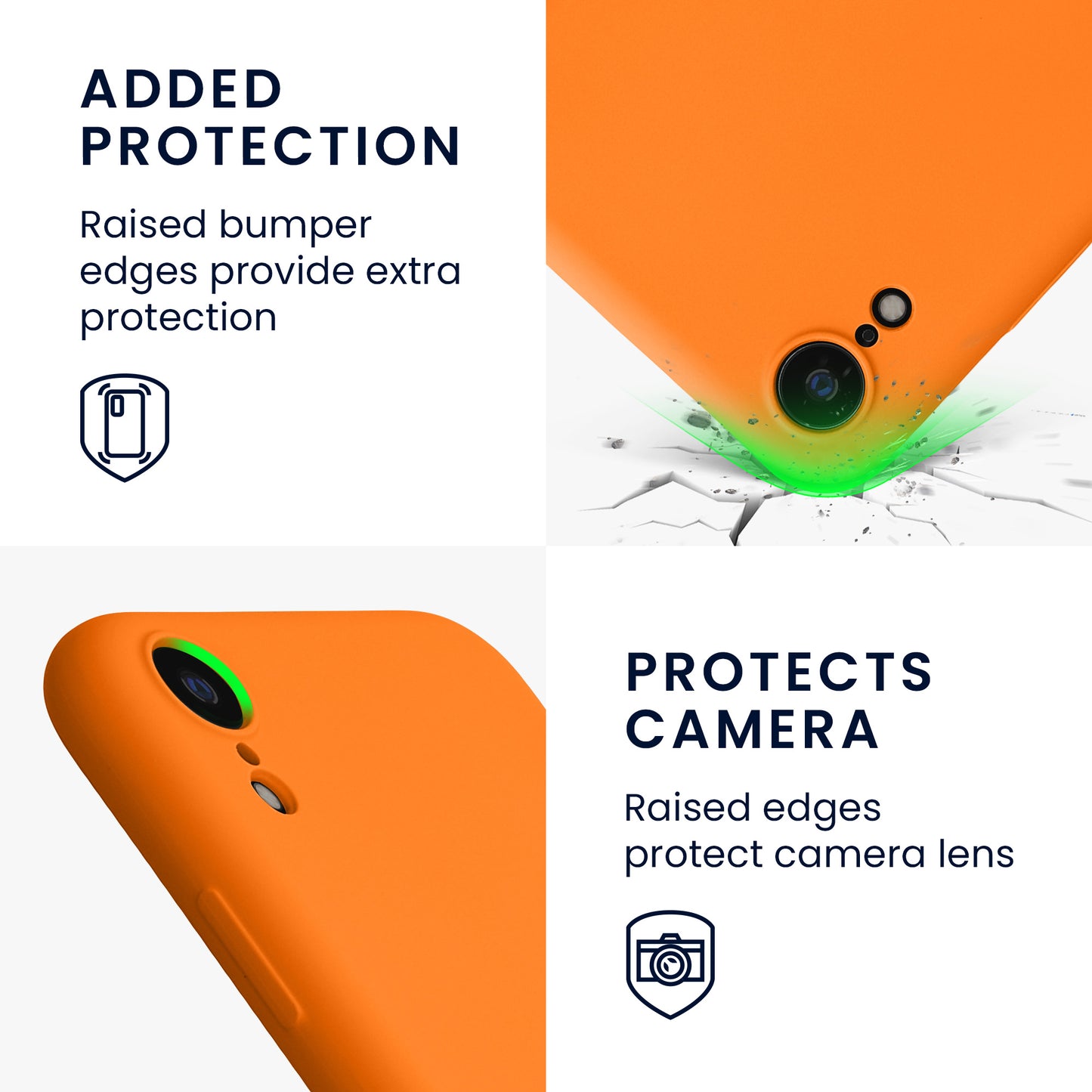 kwmobile Hülle kompatibel mit Apple iPhone XR - Schutzhülle für kabelloses Laden