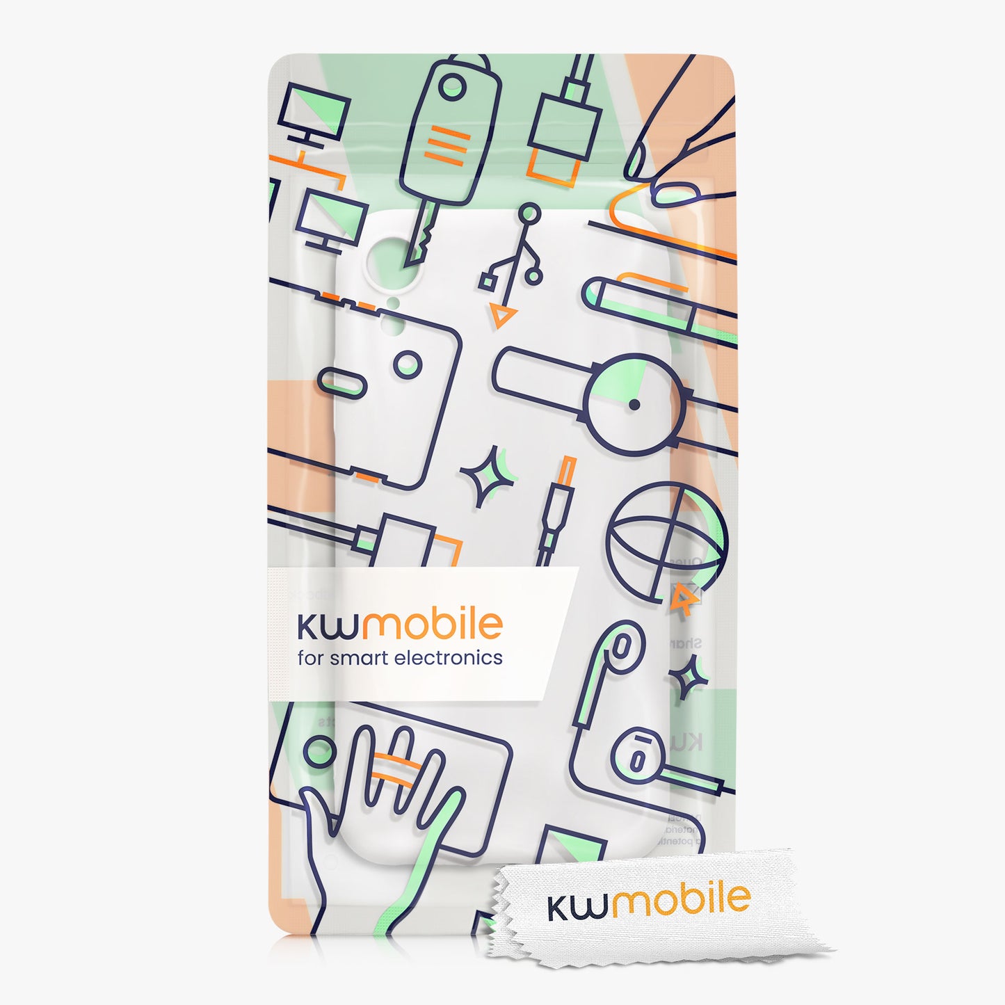 kwmobile Hülle kompatibel mit Apple iPhone XR - Schutzhülle für kabelloses Laden