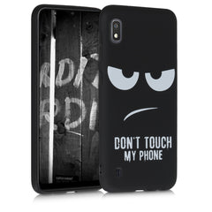 Samsung Galaxy A10 Silikon Handyhülle Don't Touch My Phone