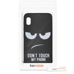 Samsung Galaxy A10 Silikon Handyhülle Don't Touch My Phone