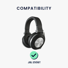 kwmobile Ohr Polster für JBL E50BT - Ersatz Ohrpolster - Kopfhörer Ersatzteile - Kopfhörer Ersatzpolster für Over Ear