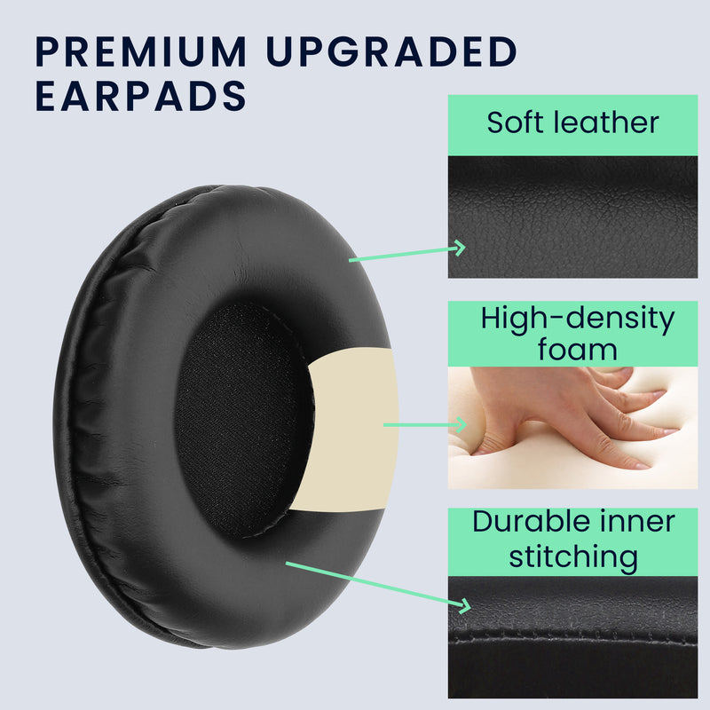 kwmobile Ohr Polster für JBL E50BT - Ersatz Ohrpolster - Kopfhörer Ersatzteile - Kopfhörer Ersatzpolster für Over Ear Headphones