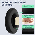 kwmobile Ohr Polster für Sennheiser HD215 /HD225 /HD205 II /HD 4.40 BT Ohrpolster - Ersatz Ohrpolster - Kopfhörer Ersatzteile - Kopfhörer Ersatzpolster für Over Ear Headphones