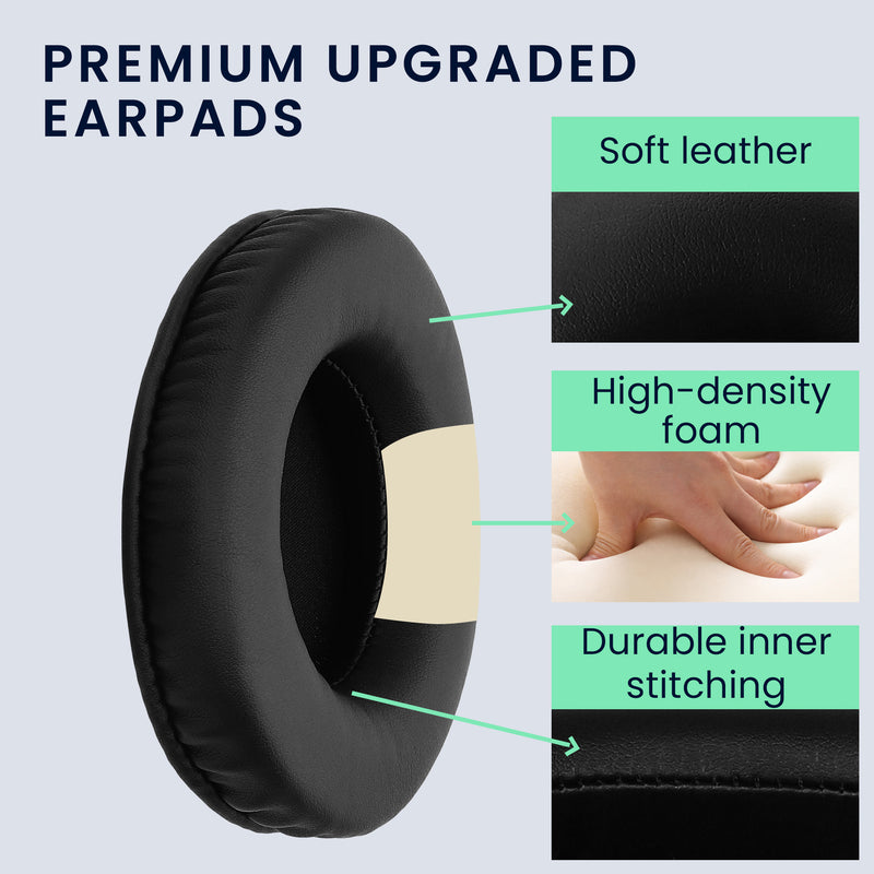 kwmobile Ohr Polster für Sennheiser HD215 /HD225 /HD205 II /HD 4.40 BT Ohrpolster - Ersatz Ohrpolster - Kopfhörer Ersatzteile - Kopfhörer Ersatzpolster für Over Ear Headphones