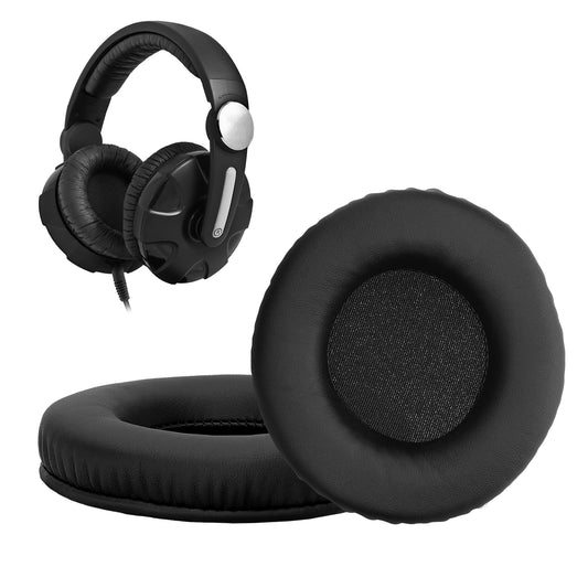 kwmobile 2x Ohr Polster für Sennheiser HD215 /HD225 /HD205 II /HD 4.40 BT Ohrpolster - Ersatz Ohrpolster - Kopfhörer Ersatzteile - Kopfhörer Ersatzpolster für Over Ear Headphones Schwarz  