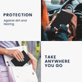 kwmobile Fahrzeugschein Hülle mit Kartenfächern - Tasche Etui für Kfz Zulassungsbescheinigung Führerschein Ausweis Kartenhüllen