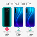 kwmobile Hülle kompatibel mit Xiaomi Redmi Note 8 (2019 / 2021) - Handyhülle Silikon Case