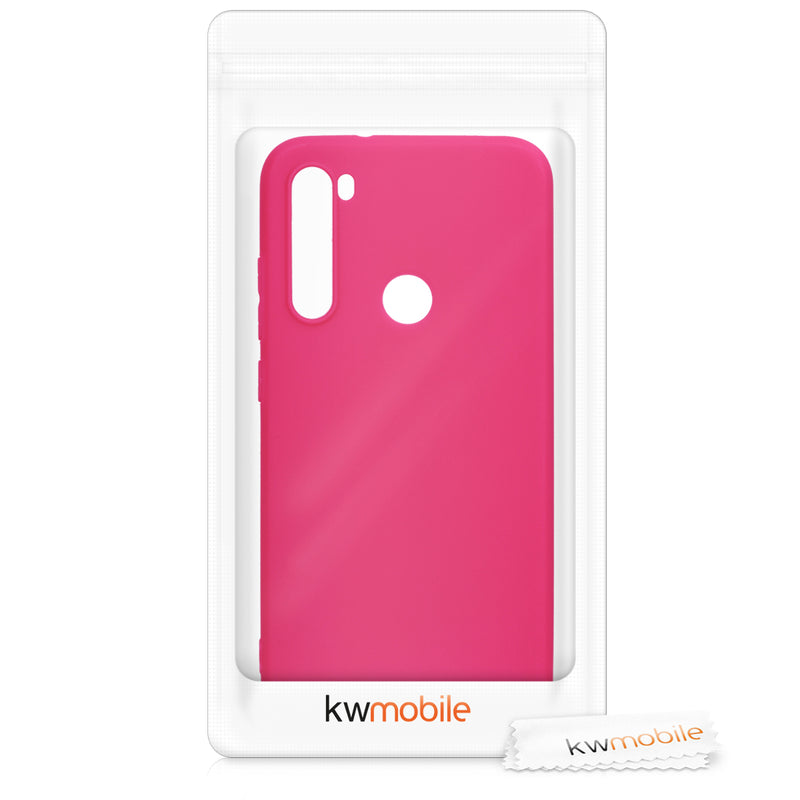 Xiaomi Redmi Note 8 (2019 / 2021) Handyhülle Silikon Neon Pink