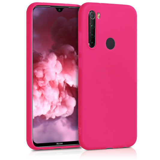 Xiaomi Redmi Note 8 (2019 / 2021) Handyhülle Silikon Neon Pink