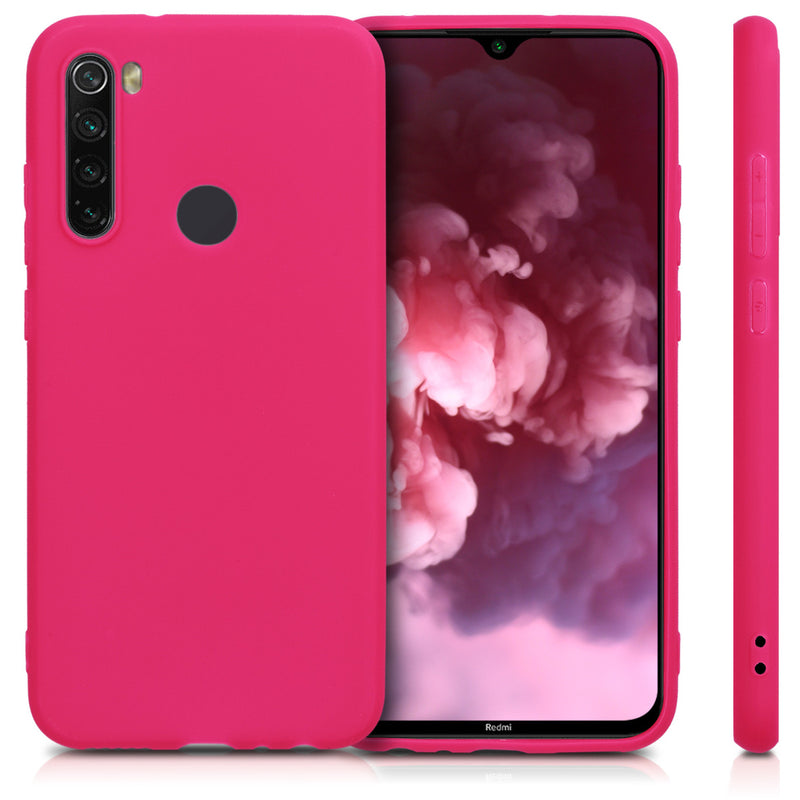Xiaomi Redmi Note 8 (2019 / 2021) Handyhülle Silikon Neon Pink