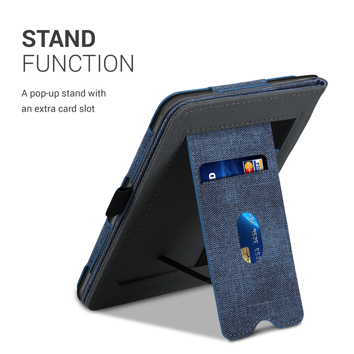 Flip Case für Tolino Vision 1 / 2 / 3 / 4 HD mit Handschlaufe