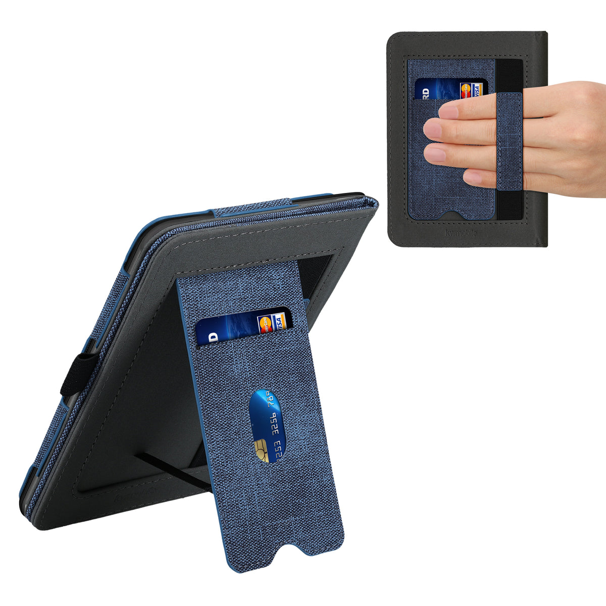 Flip Case für Tolino Vision 1 / 2 / 3 / 4 HD mit Handschlaufe