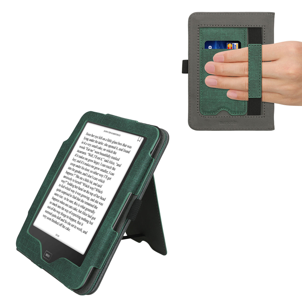 Flip Case für Tolino Vision 1 / 2 / 3 / 4 HD mit Handschlaufe