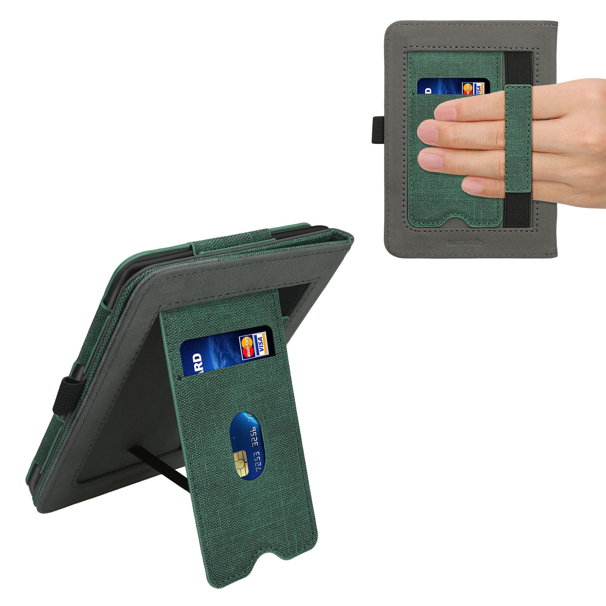 Flip Case für Tolino Vision 1 / 2 / 3 / 4 HD mit Handschlaufe