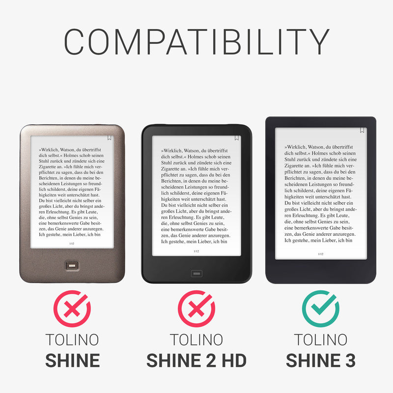 Tolino Shine 3 mit Handschlaufe Flip Case