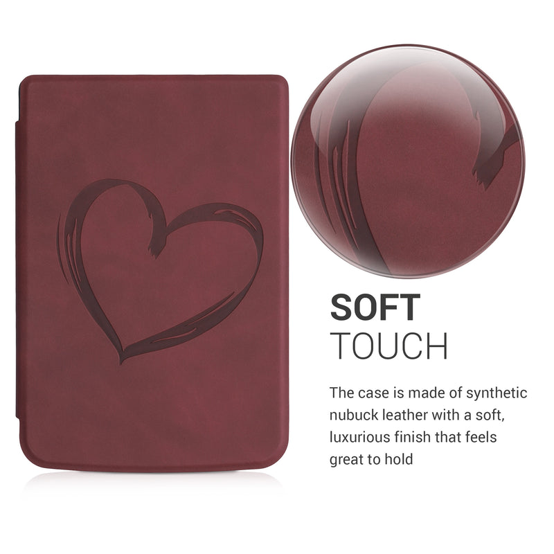 eReader Hülle für Pocketbook Touch Lux 4/5/Touch HD 3/Color (2020)/ Vivlio Lux 5 mit Auto-Sleep