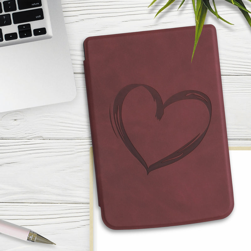 eReader Hülle für Pocketbook Touch Lux 4/5/Touch HD 3/Color (2020)/ Vivlio Lux 5 mit Auto-Sleep