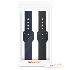 kwmobile Uhrenarmband für Samsung Galaxy Fit (SM-R370) Armband - Fitnesstracker Band Set - Ersatzarmband Smartwatch