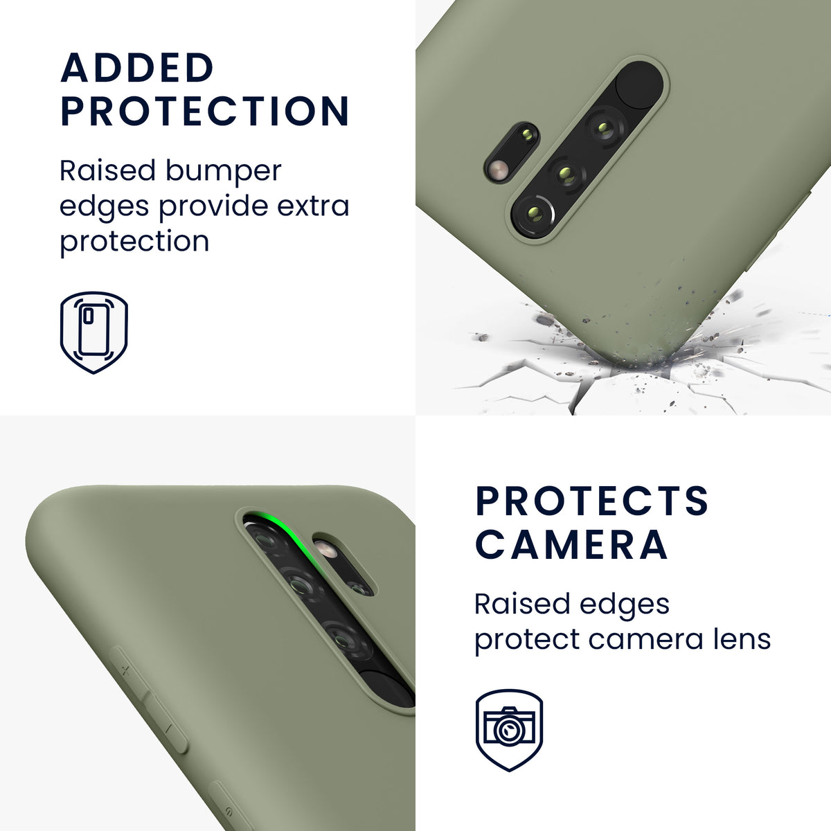 Xiaomi Redmi Note 8 Pro Handyhülle Silikon Matt