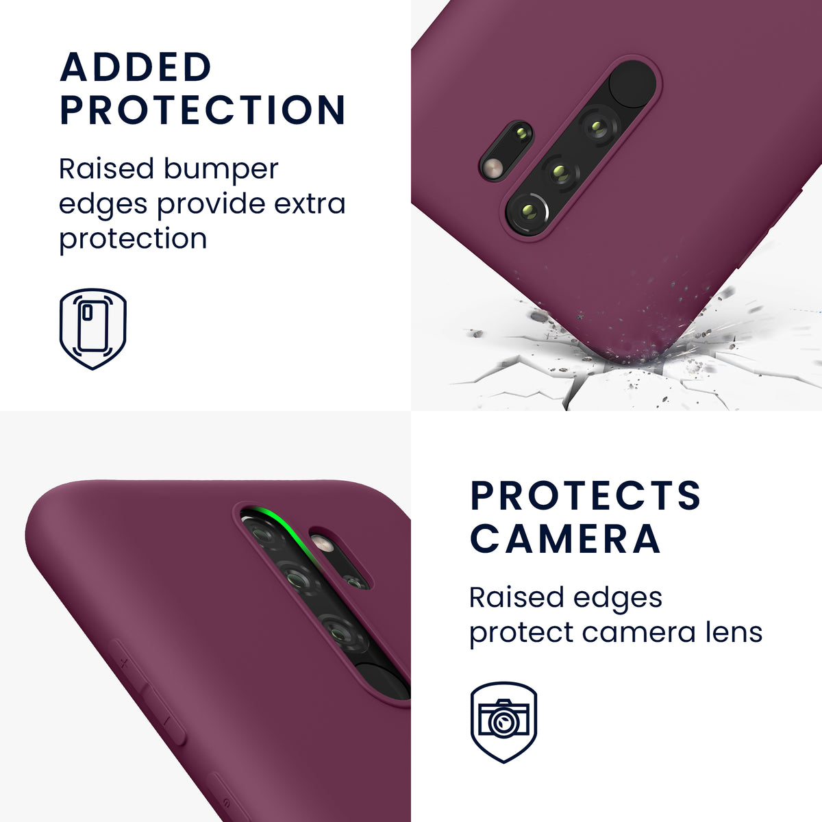 Xiaomi Redmi Note 8 Pro Handyhülle Silikon Matt