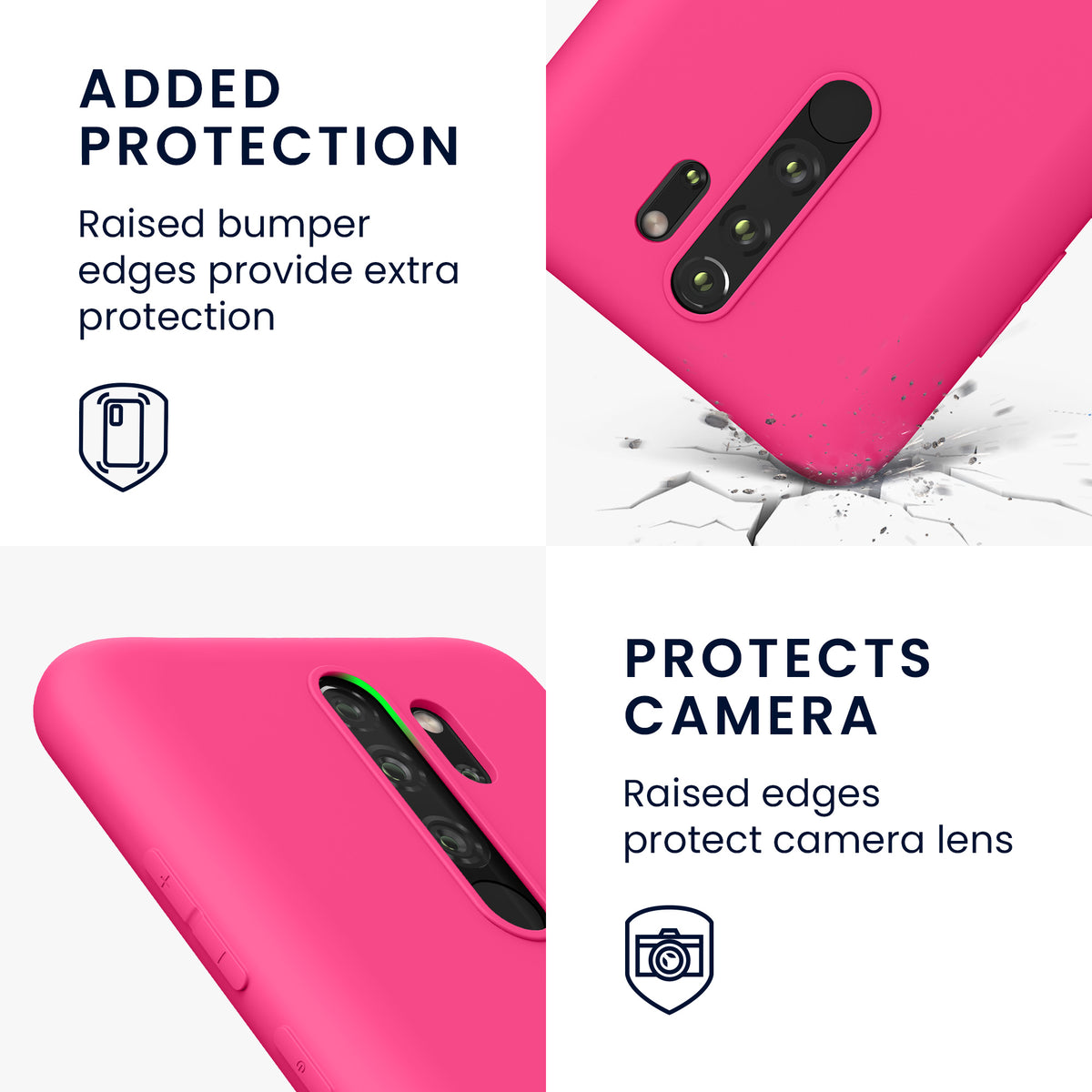 Xiaomi Redmi Note 8 Pro Handyhülle Silikon Matt