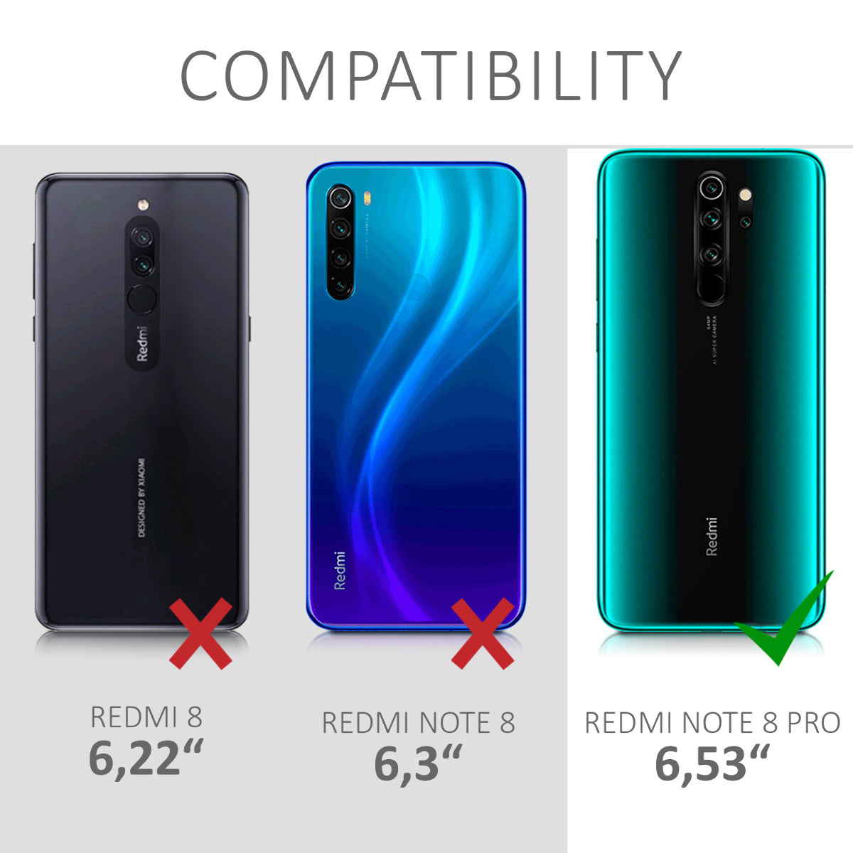 Xiaomi Redmi Note 8 Pro Silikon Handyhülle
