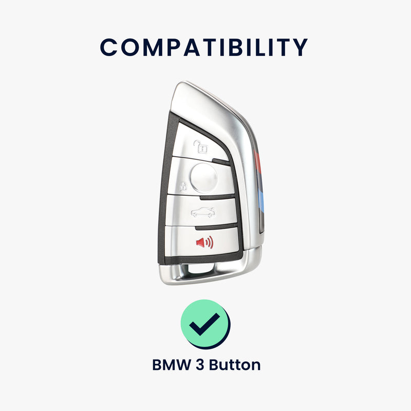 BMW 3-Tasten Smart Key Autoschlüssel Silikon Schlüsselhülle
