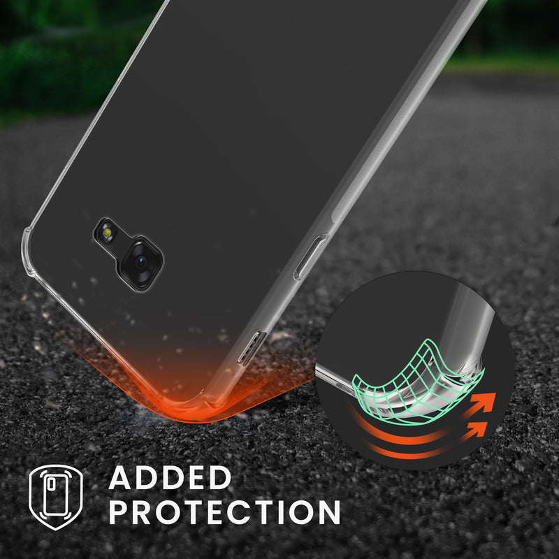 kwmobile Necklace Case kompatibel mit Samsung Galaxy A5 (2017) Hülle - Silikon Cover mit Handykette - Band Handyhülle Transparent