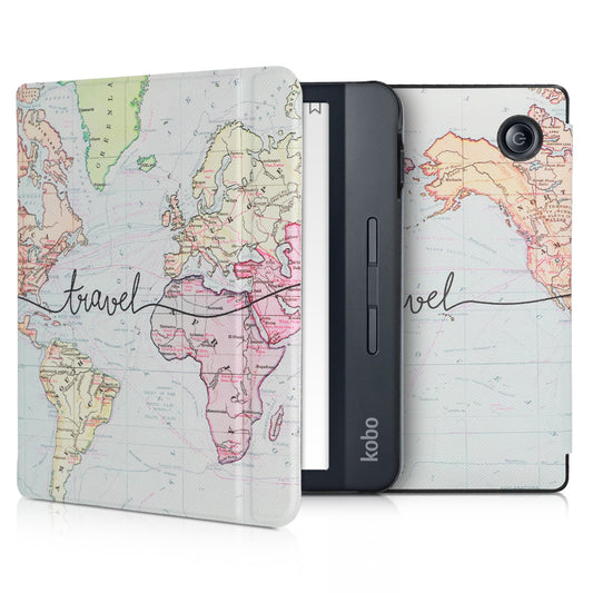 kwmobile Schutzhülle für Kobo Libra H2O Hülle - eReader Flip Case mit Auto Sleep Funktion