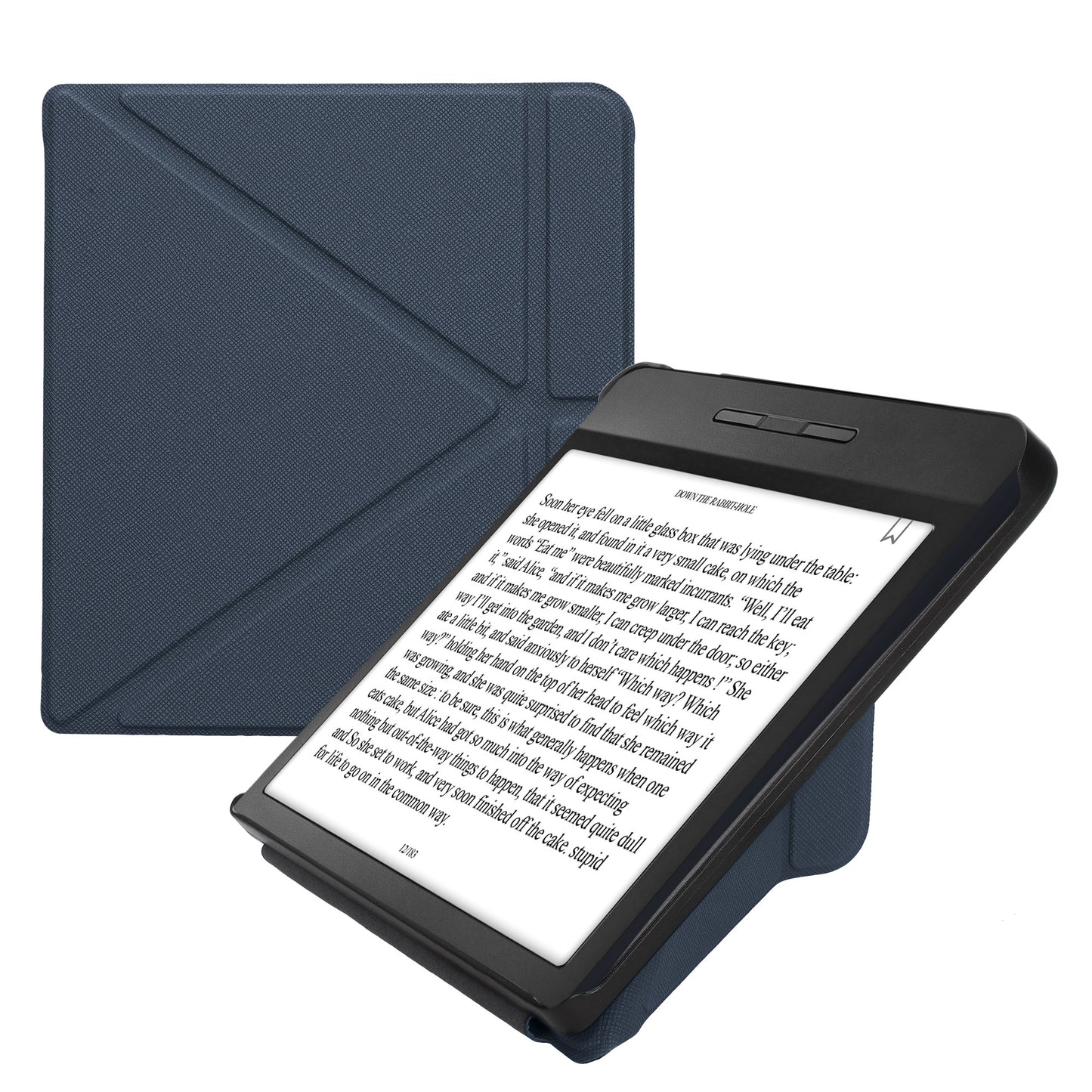 kwmobile Schutzhülle für Kobo Libra H2O Hülle - eReader Klapphülle mit Auto Sleep Funktion - Cover mit Ständer