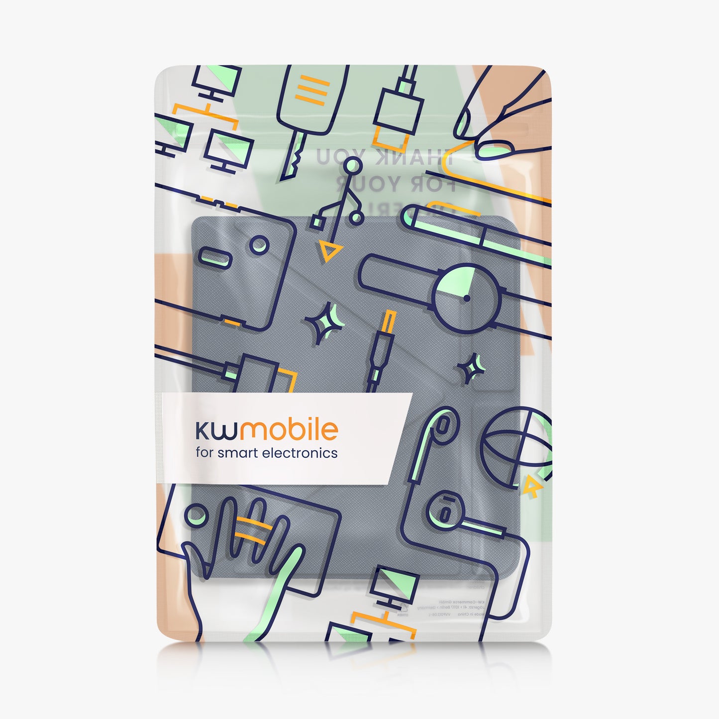 kwmobile Schutzhülle für Kobo Libra H2O Hülle - eReader Klapphülle mit Auto Sleep Funktion - Cover mit Ständer