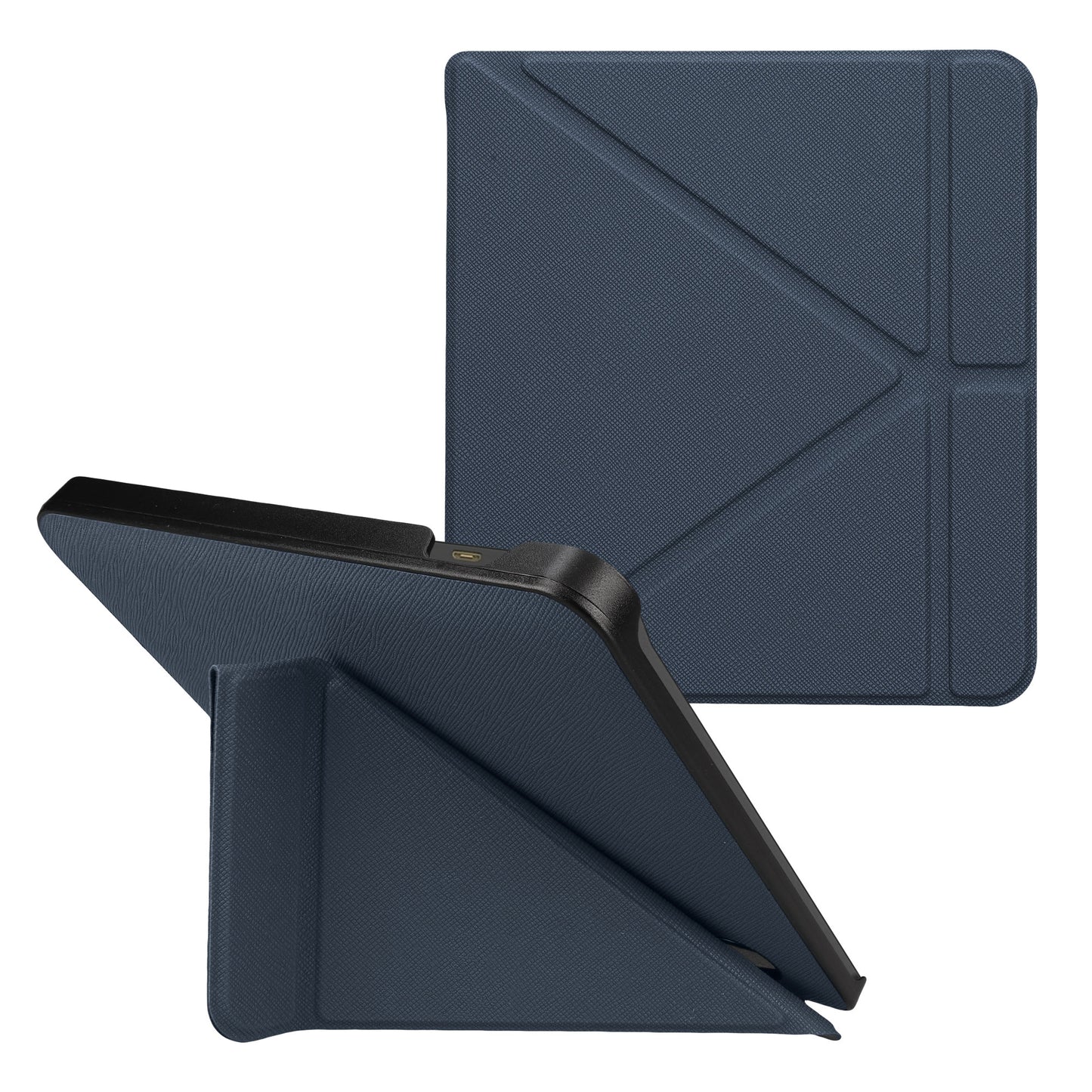 kwmobile Schutzhülle für Kobo Libra H2O Hülle - eReader Klapphülle mit Auto Sleep Funktion - Cover mit Ständer
