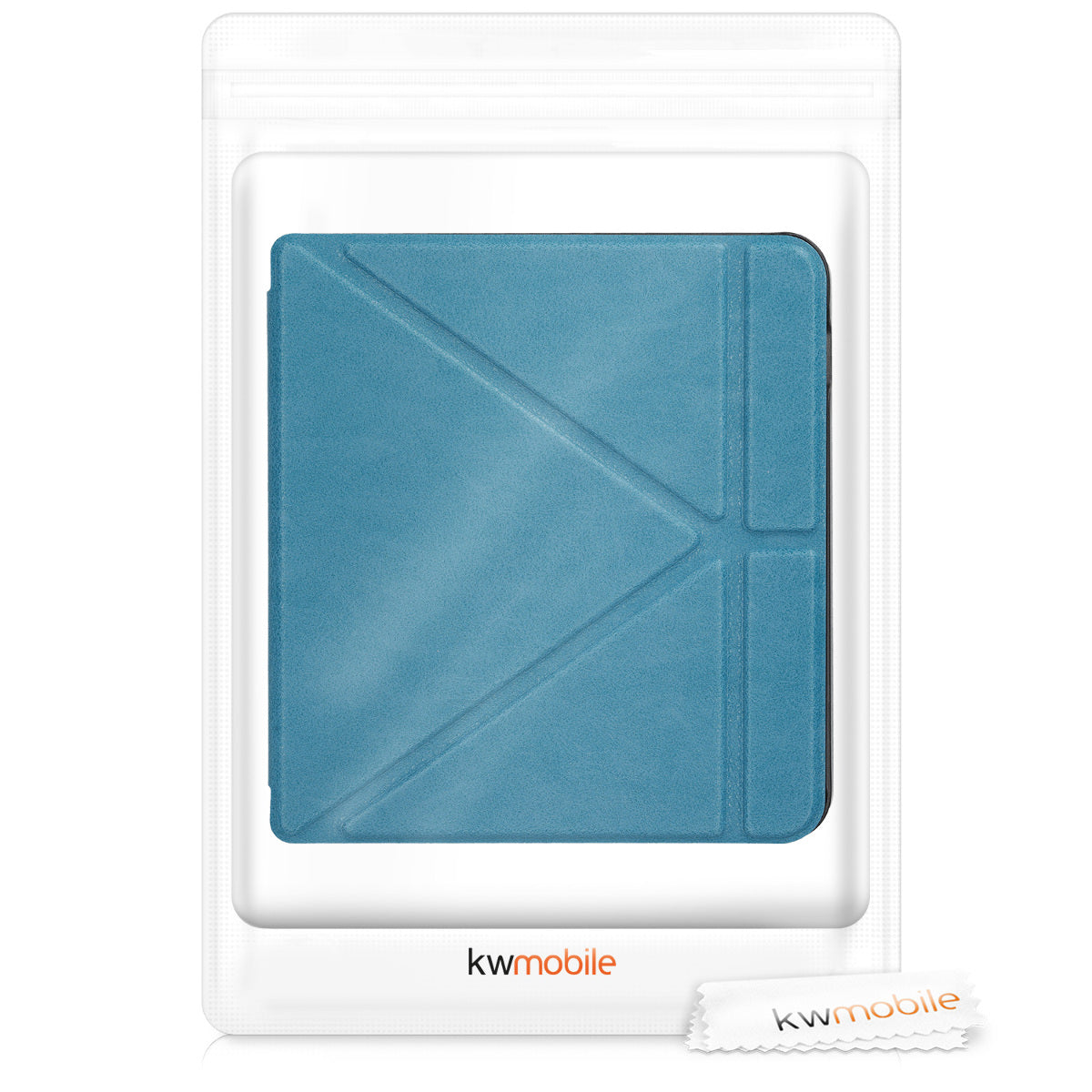 kwmobile Schutzhülle für Kobo Libra H2O Hülle - eReader Klapphülle mit Auto Sleep Funktion - Cover mit Ständer