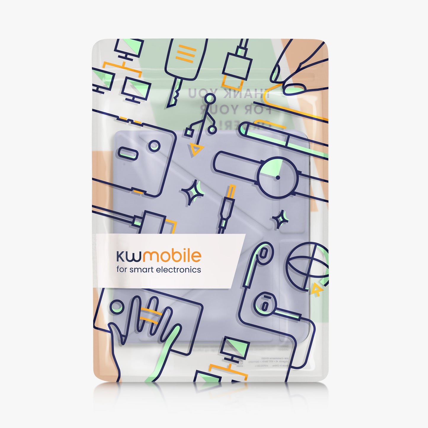 kwmobile Schutzhülle für Kobo Libra H2O Hülle - eReader Klapphülle mit Auto Sleep Funktion - Cover mit Ständer