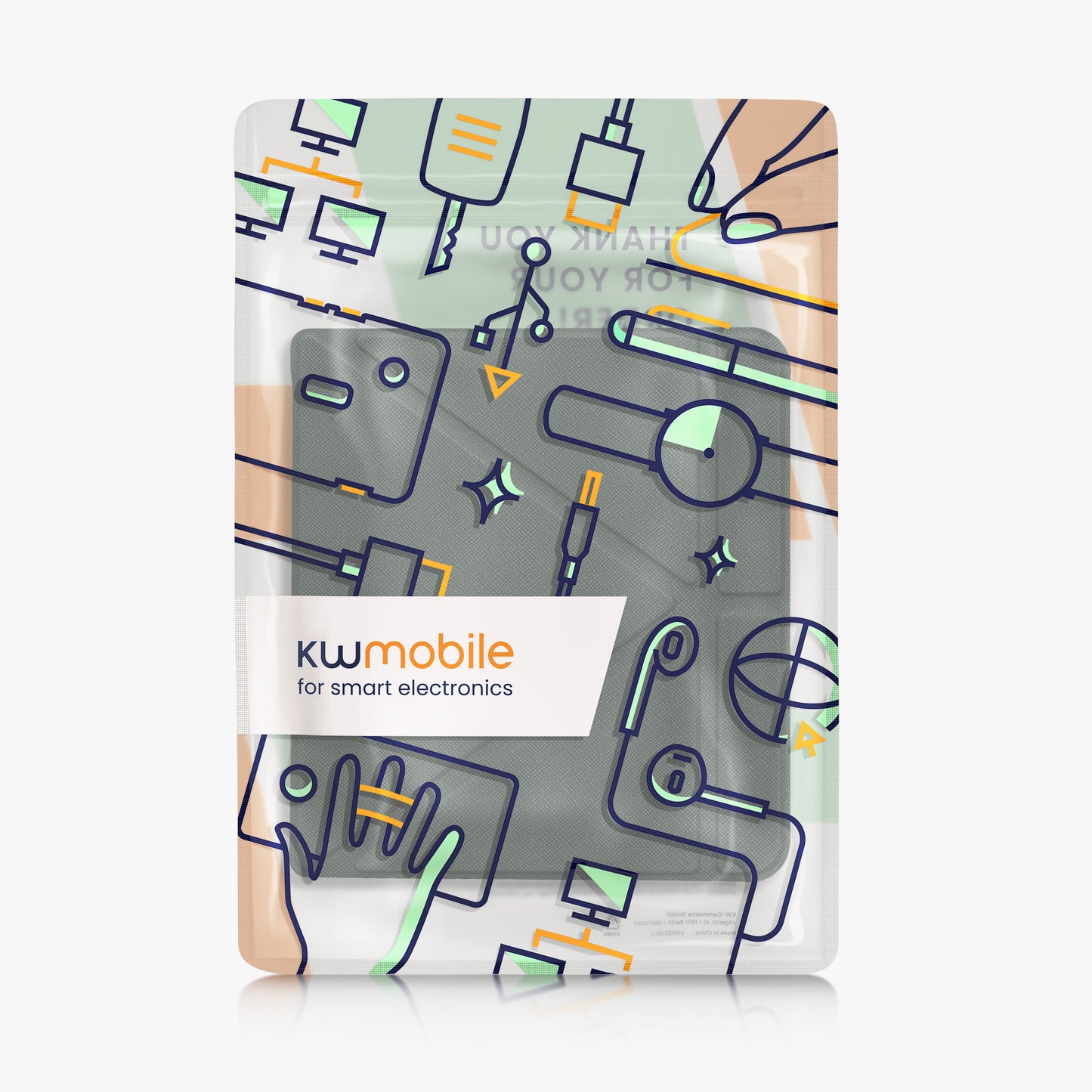 kwmobile Schutzhülle für Kobo Libra H2O Hülle - eReader Klapphülle mit Auto Sleep Funktion - Cover mit Ständer