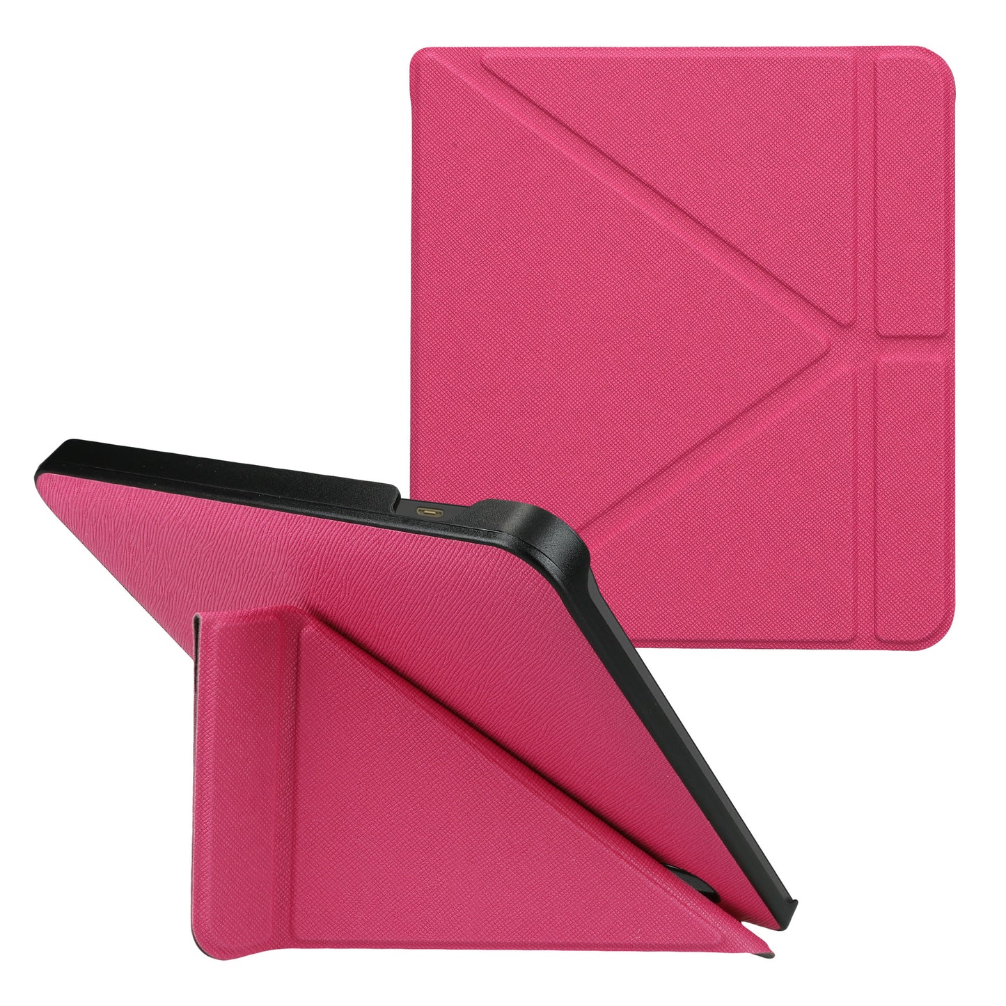 kwmobile Schutzhülle für Kobo Libra H2O Hülle - eReader Klapphülle mit Auto Sleep Funktion - Cover mit Ständer