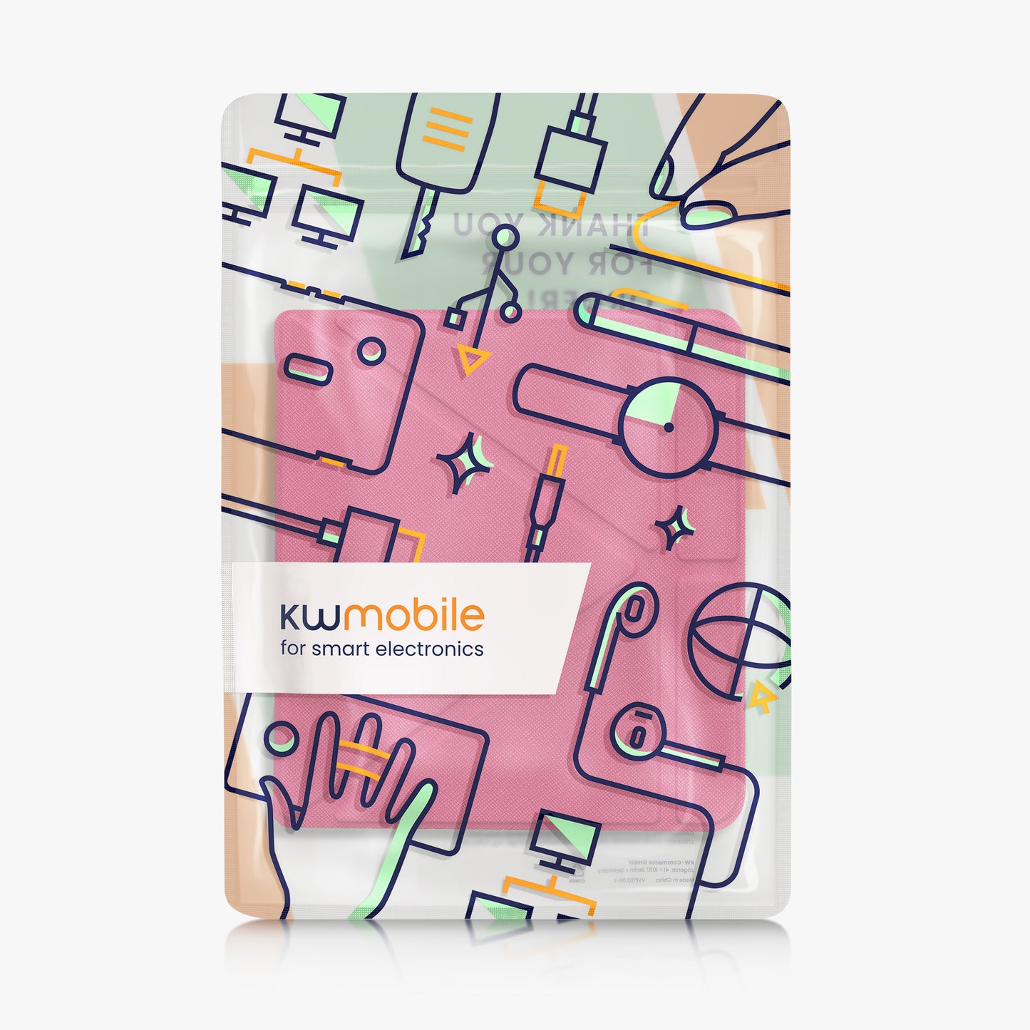 kwmobile Schutzhülle für Kobo Libra H2O Hülle - eReader Klapphülle mit Auto Sleep Funktion - Cover mit Ständer