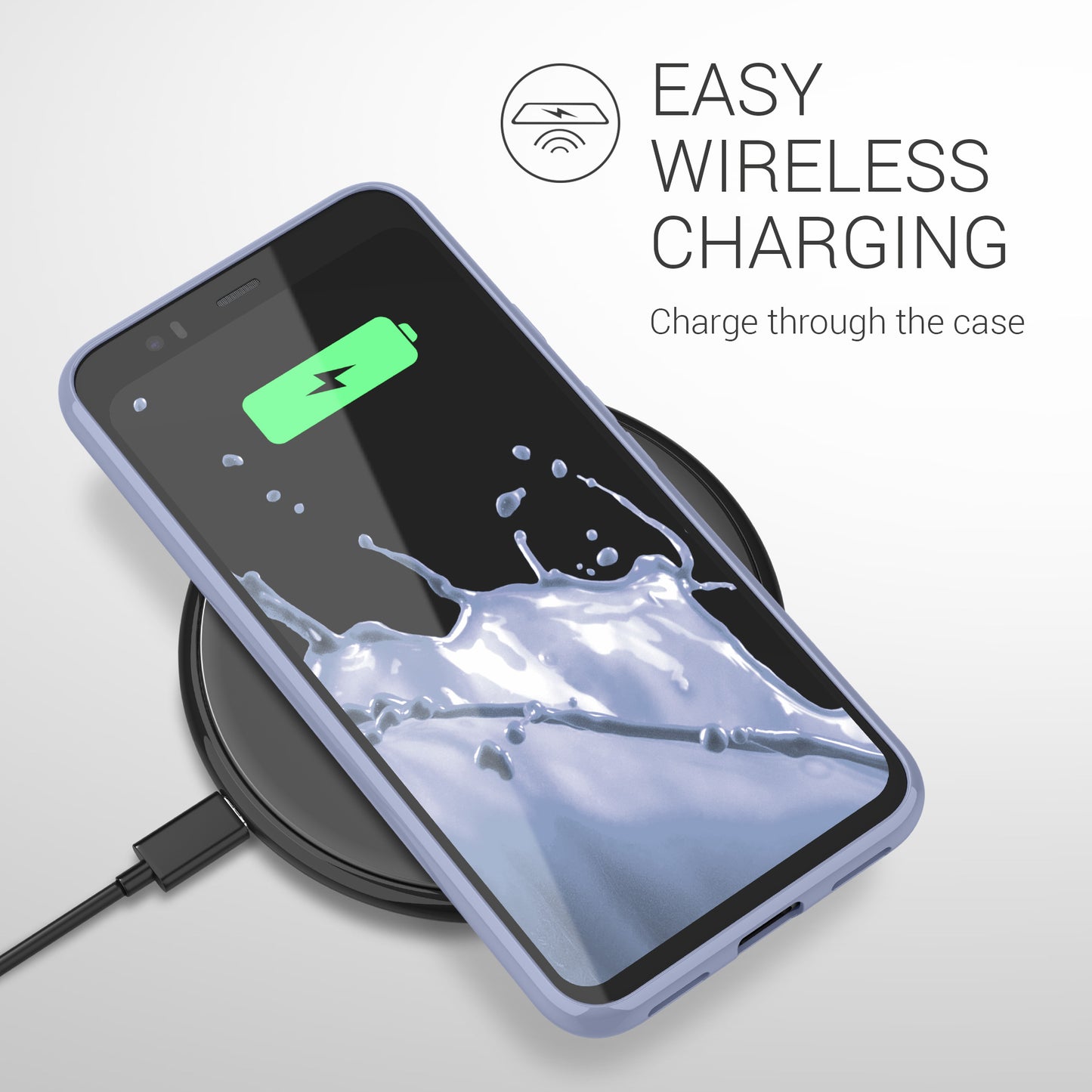 kwmobile Handyhülle für Google Pixel 4 - Kabelloses Laden - Schutzhülle Cover
