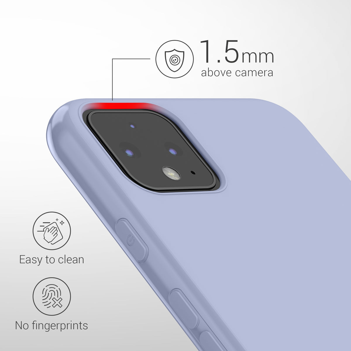 kwmobile Handyhülle für Google Pixel 4 - Kabelloses Laden - Schutzhülle Cover