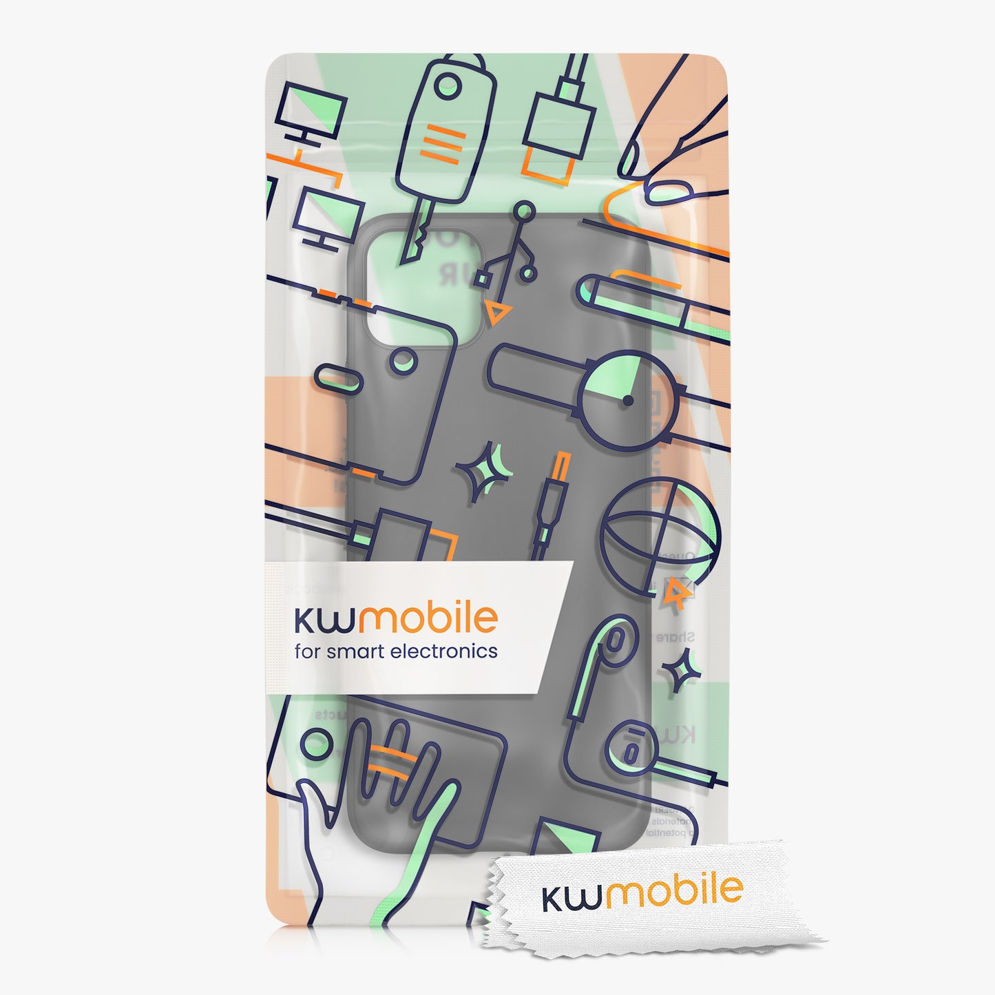kwmobile Handyhülle für Google Pixel 4 - Kabelloses Laden - Schutzhülle Cover