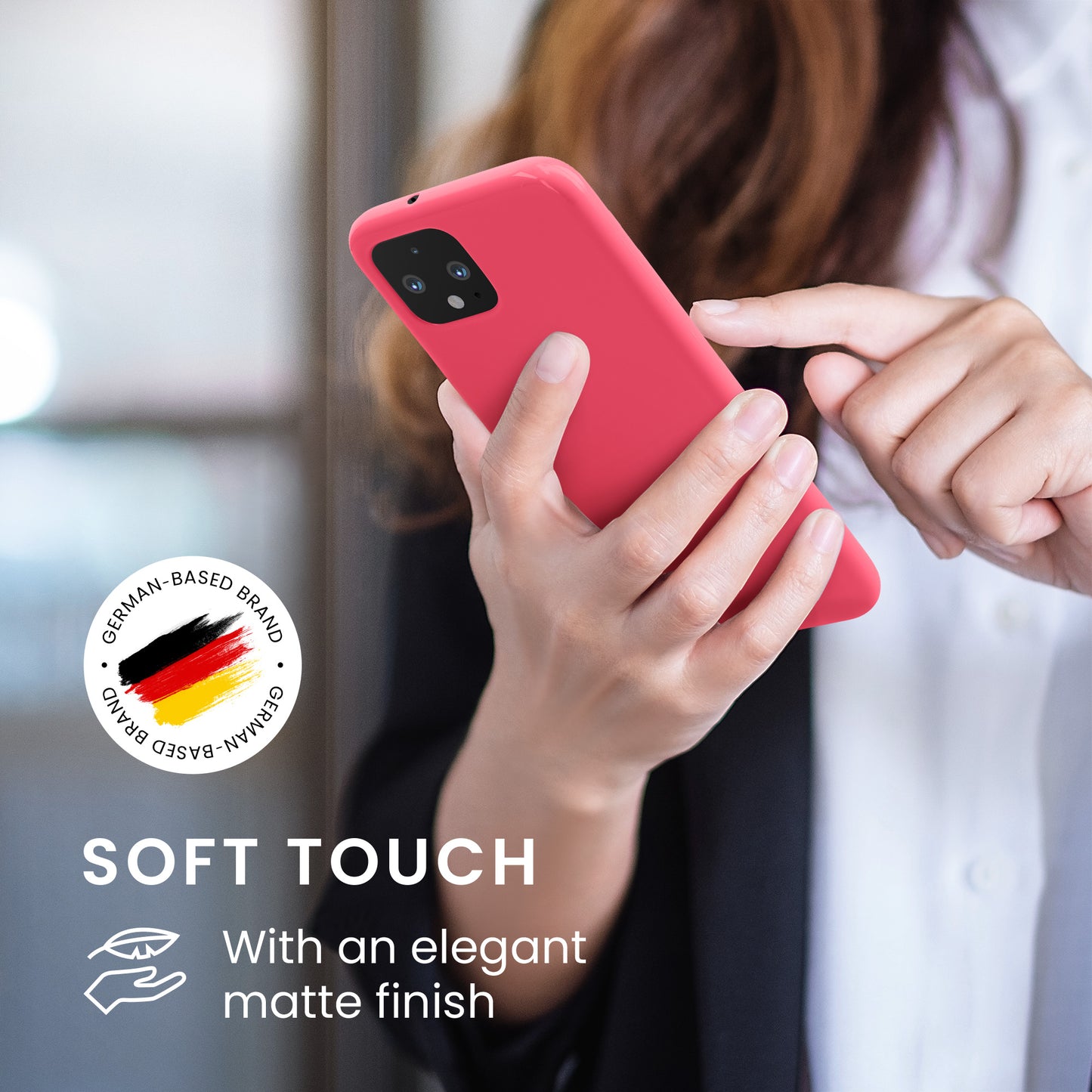 kwmobile Handyhülle für Google Pixel 4 - Kabelloses Laden - Schutzhülle Cover