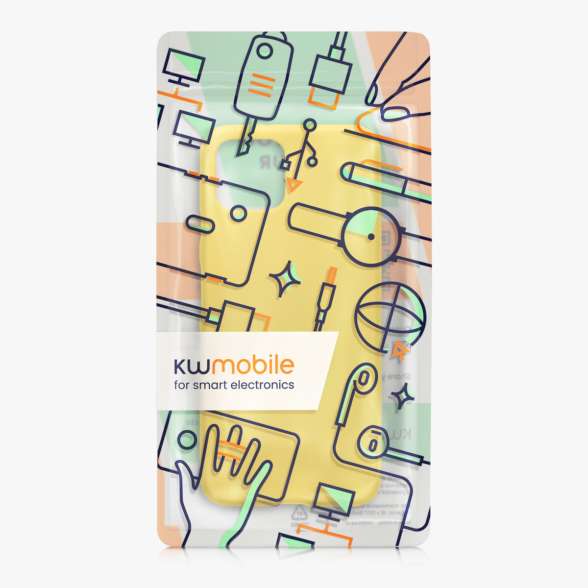 kwmobile Handyhülle für Google Pixel 4 - Kabelloses Laden - Schutzhülle Cover