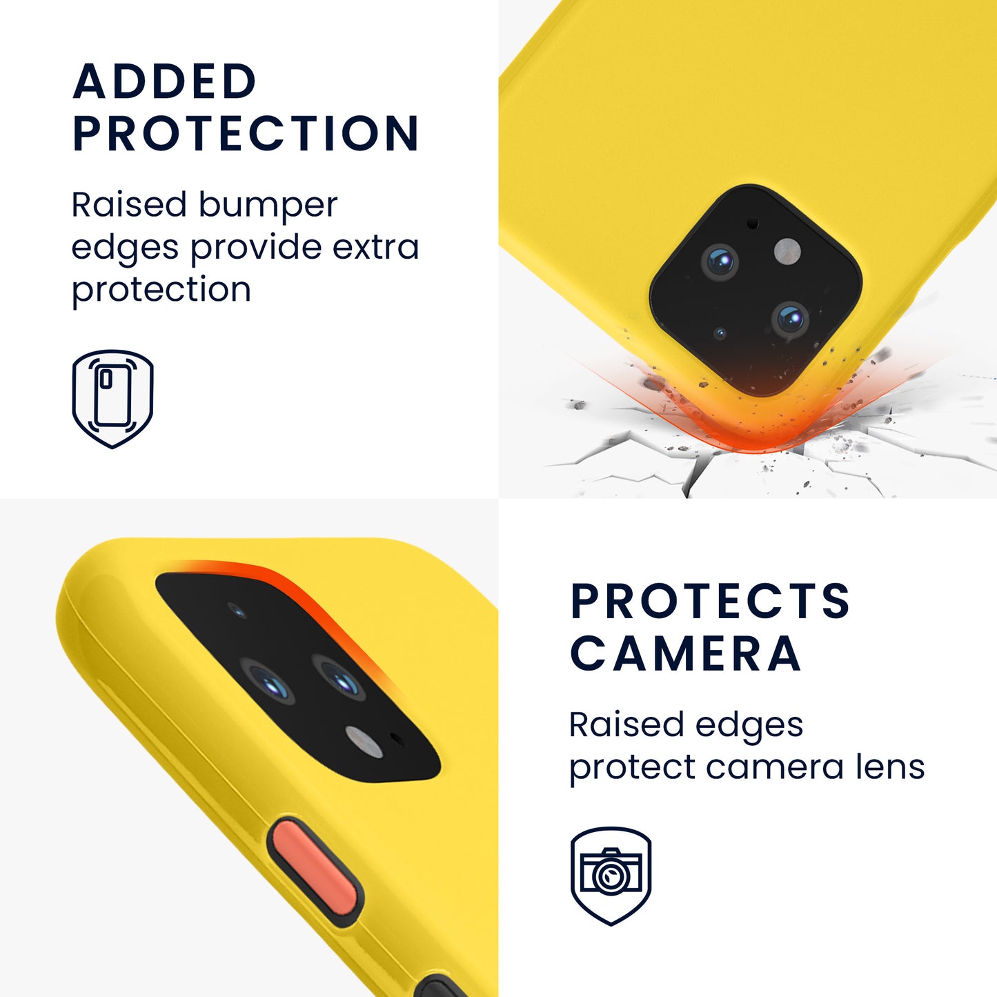 kwmobile Handyhülle für Google Pixel 4 - Kabelloses Laden - Schutzhülle Cover
