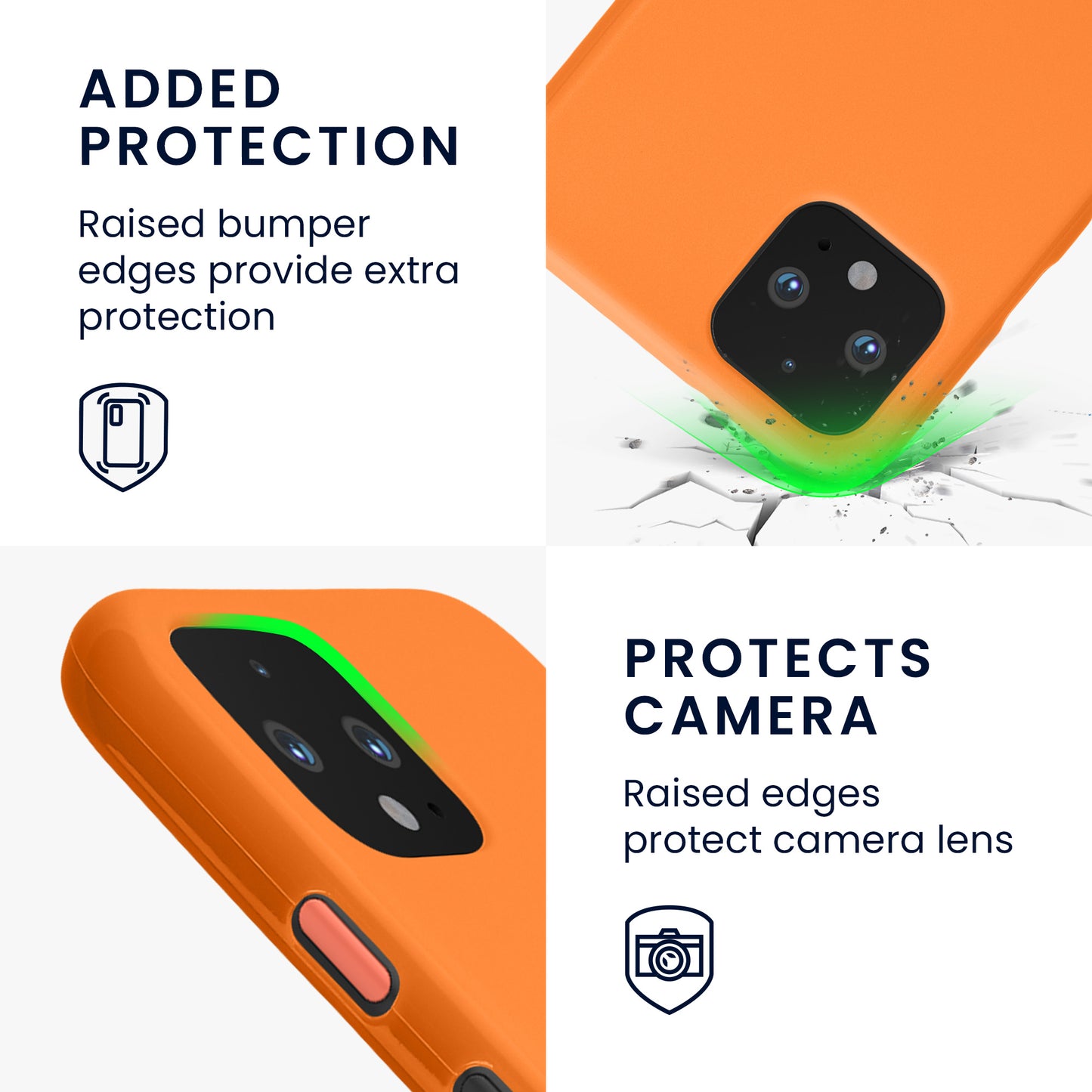 kwmobile Handyhülle für Google Pixel 4 - Kabelloses Laden - Schutzhülle Cover