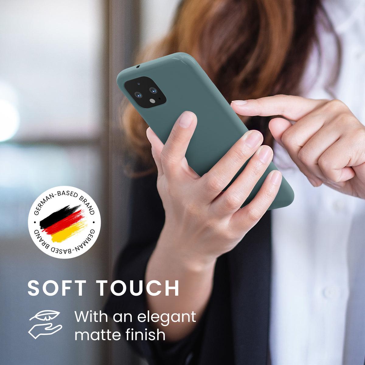 kwmobile Handyhülle für Google Pixel 4 - Kabelloses Laden - Schutzhülle Cover