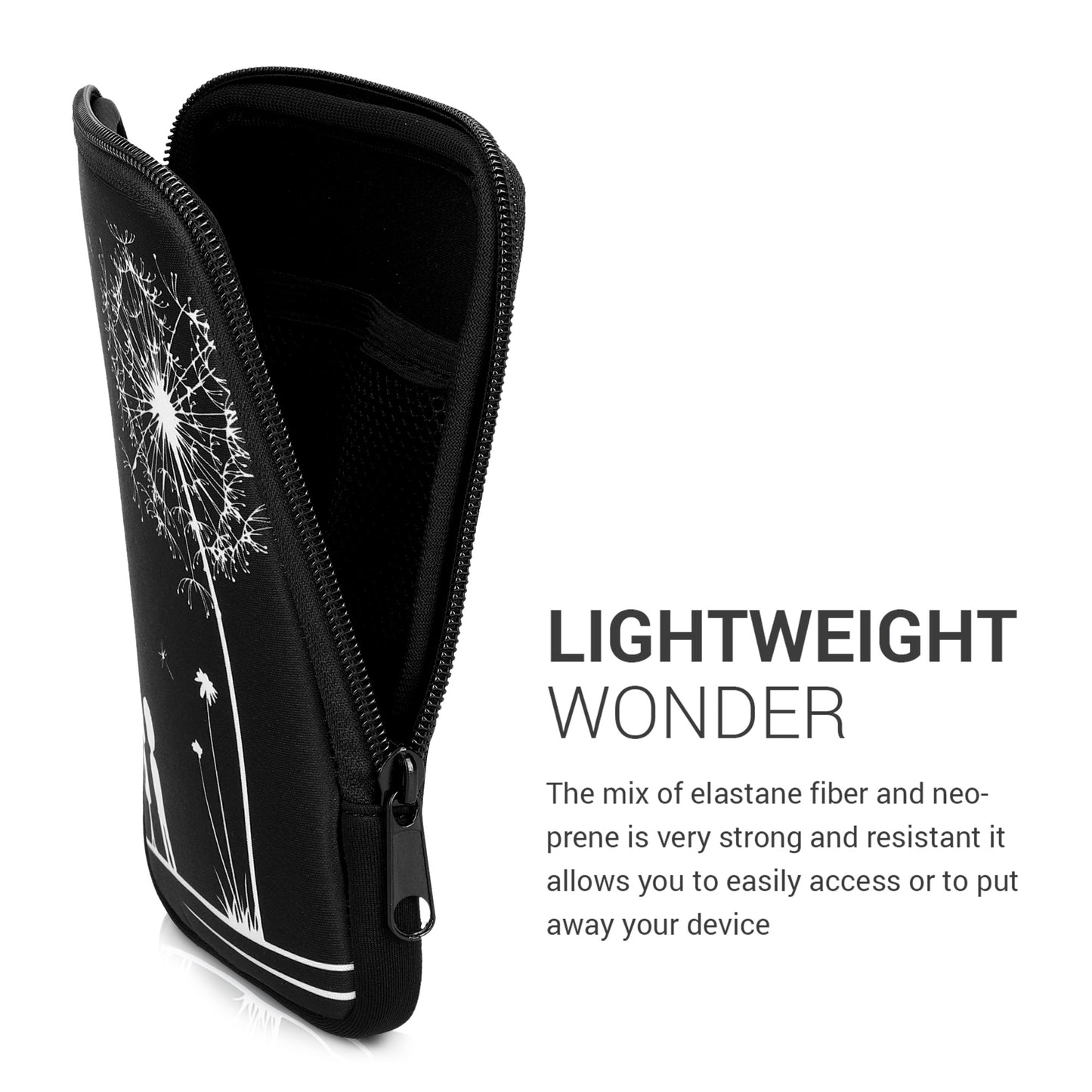kwmobile Tasche für eReader - Hülle Schutzhülle Galaxie Baum Wiese - 17 x 12 x 2 cm Innenmaße